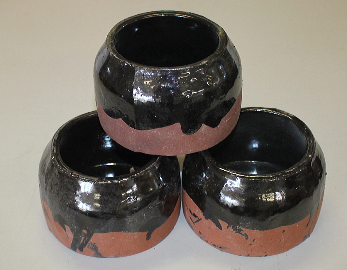 焼き物風 磁器ボウル 590円