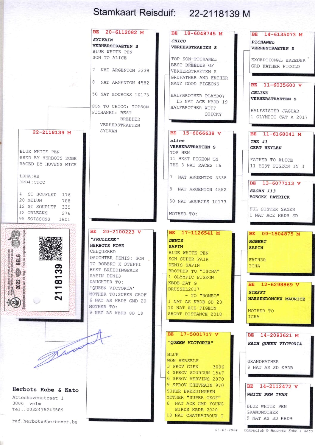 Herbots Kobe&Kato BE 2118139-22 - 画像 (2)