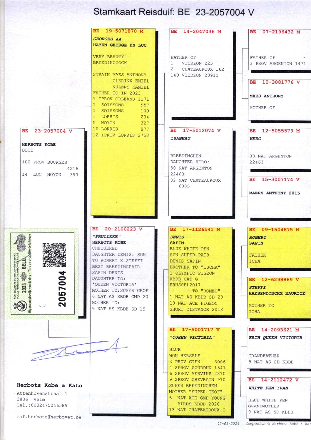 Herbots Kobe&Kato BE 2057004-23 - 画像 (2)