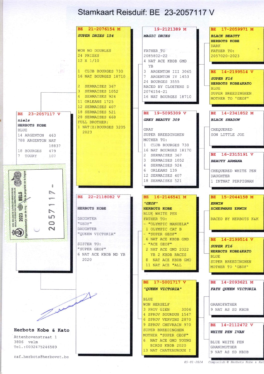 Herbots Kobe&Kato BE 2057117-23 - 画像 (2)