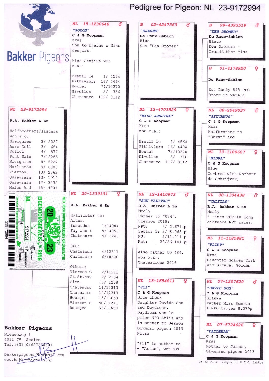 Bakker & Zoon NL9172994-23 - 画像 (2)